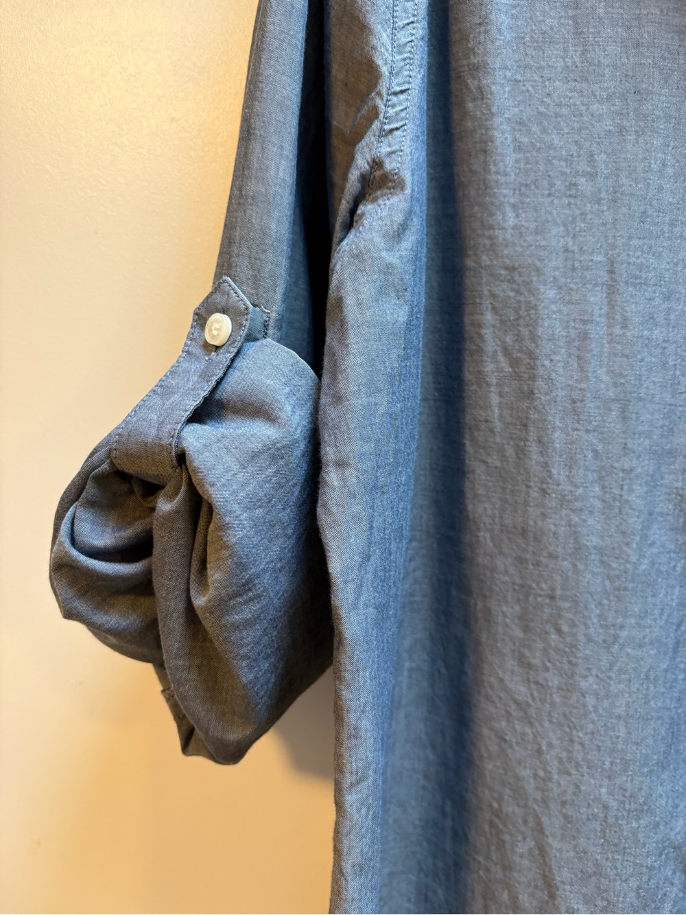 J. Crew Lightweight Long-Sleeve Chambray Shirt in Blue - Picture 3 of 6